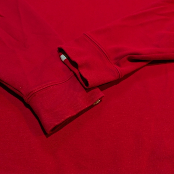 Bobby Jones Red Long Sleeve Quarter Zip Sweater size XL Golf Preppy - Picture 3 of 8